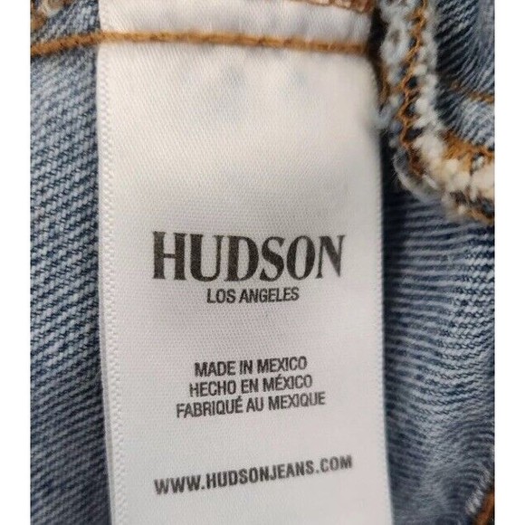 Hudson Jeans Classic Trucker Denim Jacket Blue Tahoe, Women’s Size S/M $215, NWT - Picture 8 of 16